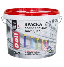 DALI / ДАЛИ краска особопрочная фасадная акриловая глубокоматовая база С 9 л