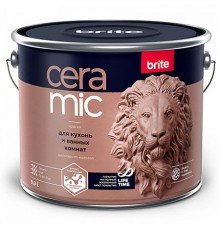BRITE CERAMIC / БРАЙТ КЕРАМИК краска для кухонь и ванных комнат, шелковисто-матовая, база С (9л)