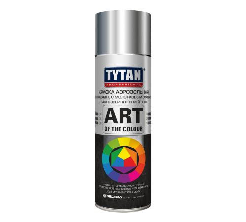 TYTAN PROFESSIONAL ART OF THE COLOR / ТИТАН ПРОФЕШИОНАЛ АРТ ОФ ВЕ КОЛОР краска по ржавчине с молотковым эффектом, серебряный (400мл)
