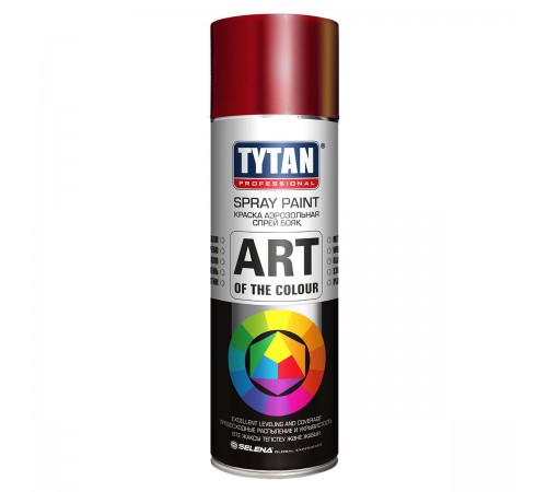 TYTAN PROFESSIONAL ART OF THE COLOR / ТИТАН ПРОФЕШИОНАЛ АРТ ОФ ВЕ КОЛОР краска аэрозольная, RAL3005, красное вино (400мл)
