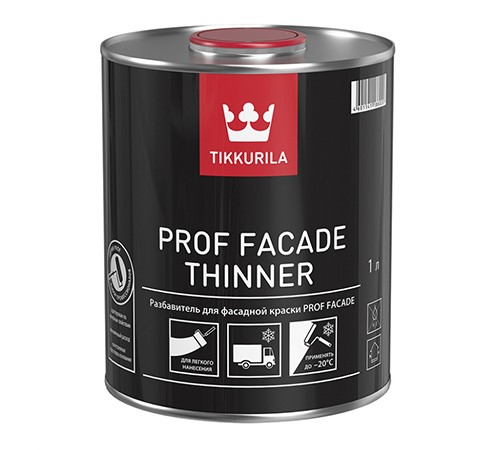 TIKKURILA EURO FAСADE растворитель (1л) TIKKURILA EURO FAСADE растворитель (1л)
