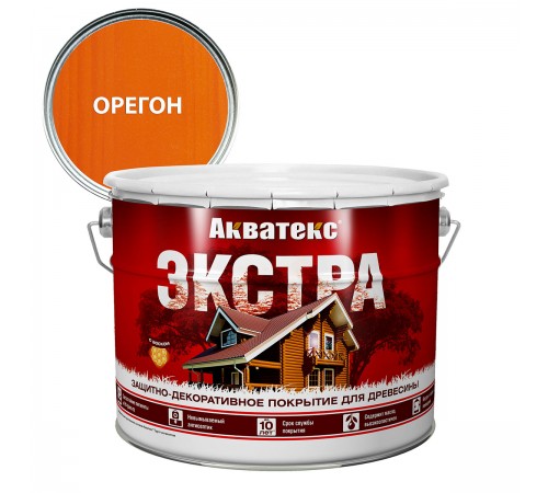 АКВАТЕКС-ЭКСТРА защит.-декор. покрытие для дерева, алкидное, полуглянц, орегон (9л) new АКВАТЕКС-ЭКСТРА защит.-декор. покрытие для дерева, алкидное, полуглянц, орегон (9л) new