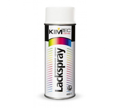 KIM TEC аэрозольная краска, RAL 9003, белая, матовая (400мл) KIM TEC аэрозольная краска, RAL 9003, белая, матовая (400мл)