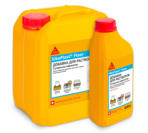 SIKA SIKAPLAST FLOOR / СИКАПЛАСТ ФЛУР добавка суперпластификатор для бетона и стяжек 5 л SIKA SIKAPLAST FLOOR / СИКАПЛАСТ ФЛУР добавка суперпластификатор для бетона и стяжек 5 л
