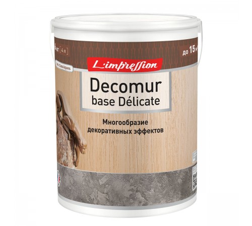 LIMPRESSION DECOMUR BASE DELICATE покрытие структурное мультифактурное (6кг) LIMPRESSION DECOMUR BASE DELICATE покрытие структурное мультифактурное (6кг)