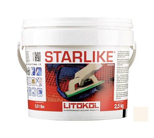 LITOKOL STARLIKE двухкомпонентная затирка на эпоксидной основе, гр.1, С.340 нейтральный (2,5кг) LITOKOL STARLIKE двухкомпонентная затирка на эпоксидной основе, гр.1, С.340 нейтральный (2,5кг)