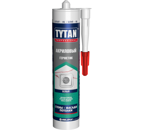 TYTAN PROFESSIONAL / ТИТАН ПРОФЕШИОНАЛ герметик акриловый, белый (280мл) TR TYTAN PROFESSIONAL / ТИТАН ПРОФЕШИОНАЛ герметик акриловый, белый (280мл) TR