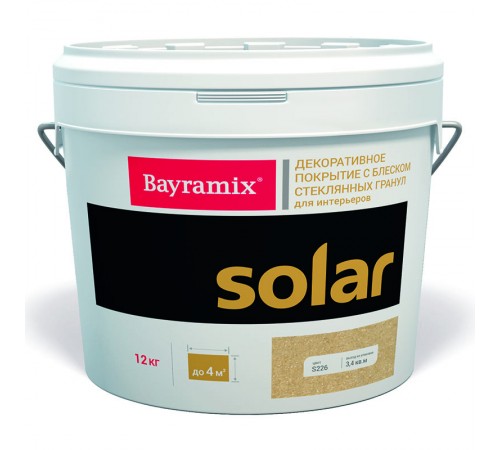 BAYRAMIX SOLAR / БАЙРАМИКС СОЛАР декорат. покрытие на основе стеклянных гранул, с перламутром S225 (12кг)*