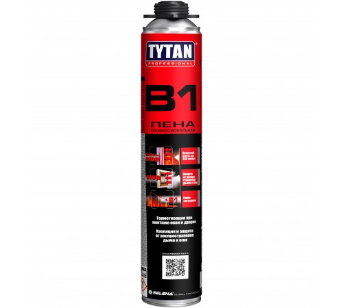 TYTAN PROFESSIONAL B1 / ТИТАН ПРОФЕШИОНАЛ Б1 пена огнестойкая профессиональная (750мл) TYTAN PROFESSIONAL B1 / ТИТАН ПРОФЕШИОНАЛ Б1 пена огнестойкая профессиональная (750мл)