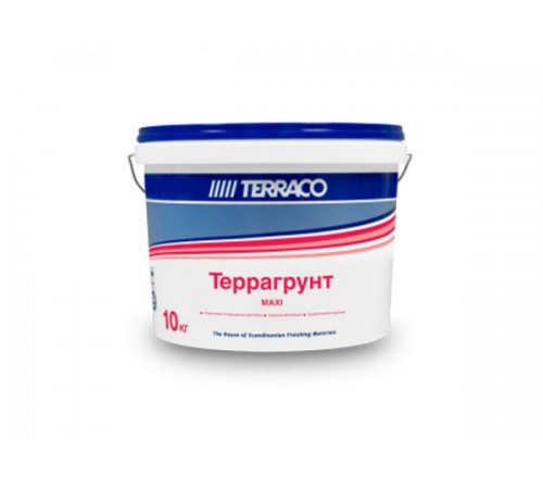 TERRACO ТЕРРАГРУНТ Maxi универсальный проникающий грунт, для фасадных и внутренних работ (10кг) TERRACO ТЕРРАГРУНТ Maxi универсальный проникающий грунт, для фасадных и внутренних работ (10кг)