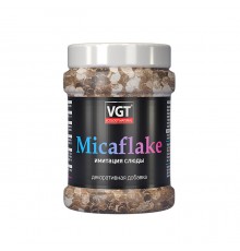 VGT MICAFLAKE / ВГТ МИКАФЛЕЙК добавка декоративная имитация слюды 800 мкм серебристо-белый (90гр)