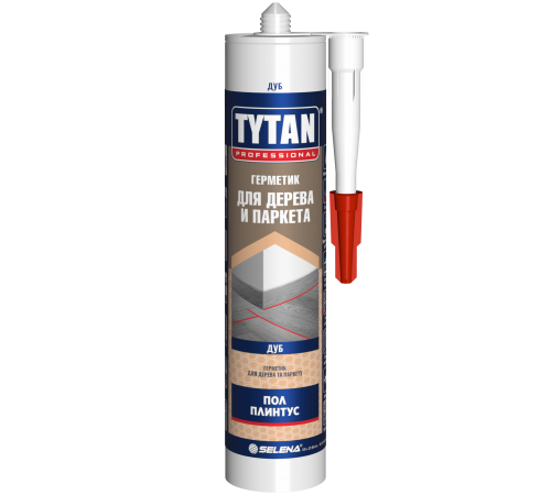TYTAN PROFESSIONAL / ТИТАН ПРОФЕШИОНАЛ герметик акриловый для дерева и паркета, дуб (280мл)