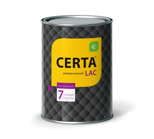 CERTA / ЦЕРТА лак универсальный 7 степеней защиты прозрачный 0,8кг CERTA / ЦЕРТА лак универсальный 7 степеней защиты прозрачный 0,8кг
