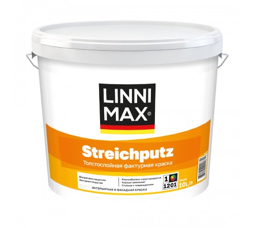 LINNIMAX STREICHPUTZ / ЛИННИМАКС ШТРАЙХПУТЦ штукатурка декоративная фактурная 16 кг LINNIMAX STREICHPUTZ / ЛИННИМАКС ШТРАЙХПУТЦ штукатурка декоративная фактурная 16 кг