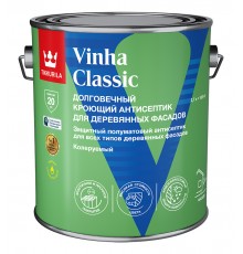 TIKKURILA VINHA CLASSIC / ТИККУРИЛА ВИНХА КЛАССИК антисептик кроющий водоразбавляемый полуматовый база VC 2,7л