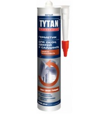 TYTAN PROFESSIONAL EUROWINDOW / ТИТАН ПРОФЕШИОНАЛ ЕВРОВИНДОУ герметик силиконакриловый окна и двери (280мл)