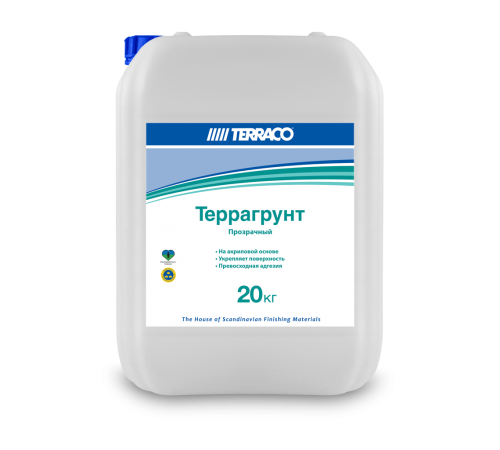 TERRACO TERRAGRUNT грунт проникающий, пигментированный,SIBERIA 6 (10кг)*