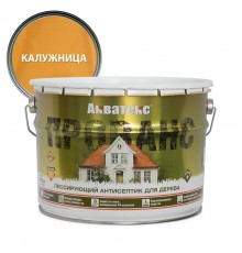 АКВАТЕКС ПРОВАНС антисептик для древесины, лессирующий, полуматовый, калужница (9л)