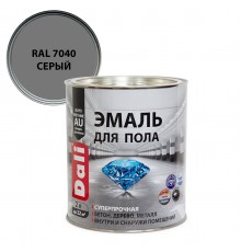 DALI / ДАЛИ эмаль для пола алкидно-уретановая моющаяся серый RAL 7040 2 л