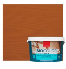 NEOMID BIO COLOR AQUA / НЕОМИД БИО КОЛОР АКВА защитная декоративная пропитка на акриловой основе, кедр (9л)