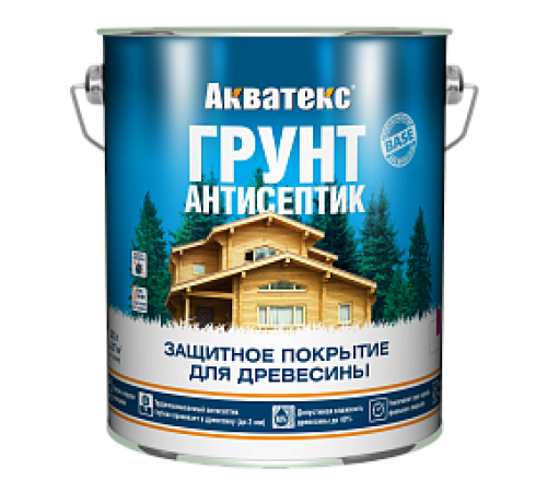 АКВАТЕКС грунт-антисептик для древесины, алкидный, защитный, невымываемый, бесцветный (0,8л) АКВАТЕКС грунт-антисептик для древесины, алкидный, защитный, невымываемый, бесцветный (0,8л)