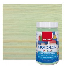 NEOMID BIO COLOR FOR KIDS / НЕОМИД БИО КОЛОР ФОР КИДС лазурь деревозащитная, мятный (0,25л)