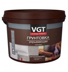 VGT / ВГТ ВД-АК-0301 грунтовка укрывающая, акриловая, под покраску и обои (3кг)