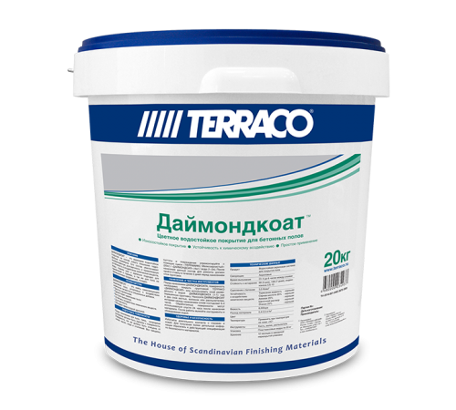 TERRACO ДАЙМОНДКОАТ покрытие акриловое для пола (20кг)
