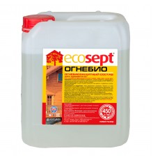 ECOSEPT ОГНЕБИО ПРОФ огнебиозащитный состав для дерева I и II группа, розовый (5кг)
