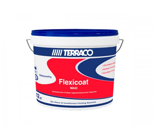 TERRACO FLEXICOAT MAXI покрытие гидроизоляционное, акриловое для сан узлов, белое (1,4кг) TERRACO FLEXICOAT MAXI покрытие гидроизоляционное, акриловое для сан узлов, белое (1,4кг)