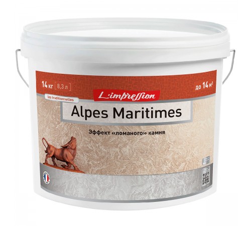 LIMPRESSION ALPES MARITIMES покрытие структурное с эффектом натурального камня (14кг) LIMPRESSION ALPES MARITIMES покрытие структурное с эффектом натурального камня (14кг)