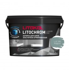 LITOKOL LITOCHROM LUXURY EVO / ЛИТОКОЛ ЛИТОХРОМ ЛЮКСАРИ ЭВО затирка для швов цементно-полимерная, 385 нефрит 2кг