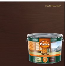 PINOTEX ULTRA / ПИНОТЕКС УЛЬТРА лазурь защитная влагостойкая для защиты древесины до 10 лет палисандр 9л new
