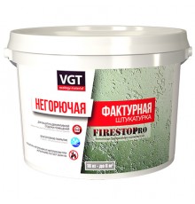 VGT FIRESTOP PRO / ВГТ ФАЙРСТОП ПРО штукатурка фактурная, негорючая (18кг)
