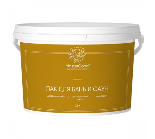 Master Good Лак для бань и саун акриловый (2,5л)
