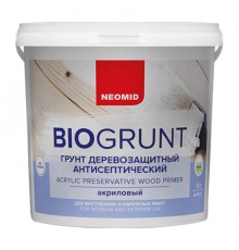 NEOMID BIO ГРУНТ деревозащитный под все виды покрытий, для наружных и внутренних работ (5л)