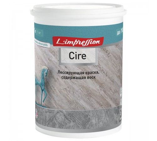 LIMPRESSION CIRE краска лессирующая для декоративных покрытий матовая (1л)