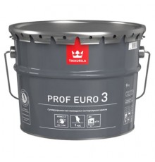 TIKKURILA PROF EURO 3 краска интерьерная, база A, глубокоматовая (9л)