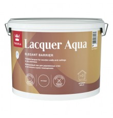 TIKKURILA LACQUER AQUA лак интерьерный антисептирующий водный матовый 9 л