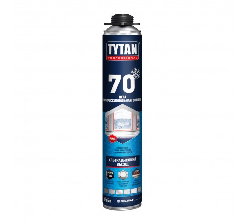 TYTAN PROFESSIONAL 70 / ТИТАН ПРОФЕШИОНАЛ 70 пена профессиональная, зимняя (870мл) TYTAN PROFESSIONAL 70 / ТИТАН ПРОФЕШИОНАЛ 70 пена профессиональная, зимняя (870мл)