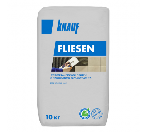 KNAUF FLIESEN / КНАУФ ФЛИЗЕН клей цементный для керамической плитки для внутренних работ (10кг) KNAUF FLIESEN / КНАУФ ФЛИЗЕН клей цементный для керамической плитки для внутренних работ (10кг)