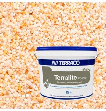 TERRACO ТЕРРАЛИТ крупнозернистая декор штукатурка с мраморной крошкой, 114-С 15кг