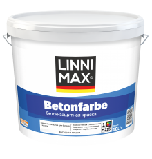 LINNIMAX BETONFARBE / ЛИННИМАКС БЕТОНФАРБЕ краска акриловая водно-дисперсионная для наружных и внутренних работ полуматовая база 1 (10л)