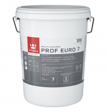 TIKKURILA PROF EURO 7 краска интерьерная, устойчивая к мытью, база A, матовая (18л)