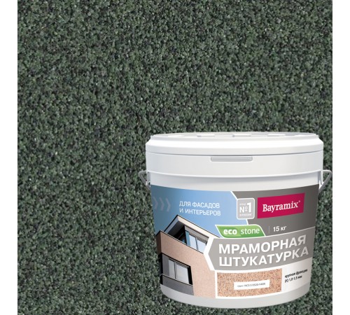BAYRAMIX ECOSTONE / БАЙРАМИКС ЭКОСТОН штукатурка мраморная под натур. камень, фракция К, цвет 973, 15кг BAYRAMIX ECOSTONE / БАЙРАМИКС ЭКОСТОН штукатурка мраморная под натур. камень, фракция К, цвет 973, 15кг