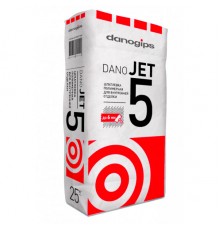 DANOGIPS DANO JET 5 шпатлёвка выравнивающая, полимерная (25кг)