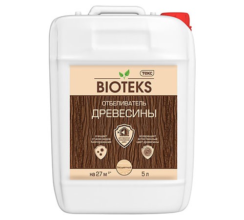 ТЕКС ПРОФИ ОТБЕЛИВАТЕЛЬ ДРЕВЕСИНЫ средство от всех видов поверхностных биопоражений (5л) ТЕКС ПРОФИ ОТБЕЛИВАТЕЛЬ ДРЕВЕСИНЫ средство от всех видов поверхностных биопоражений (5л)