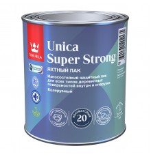 TIKKURILA UNICA SUPER STRONG EP лак универсальный, износостойкий, полуматовый (0,9л)