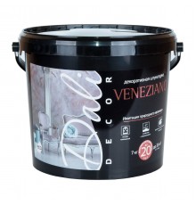 DALI-DECOR VENEZIANO / ДАЛИ ДЕКОР ВЕНЕЦИАНО декоративная штукатурка акриловая белый 7 кг