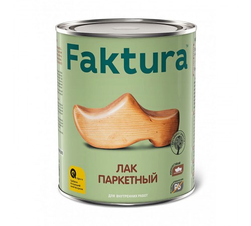 FAKTURA / ФАКТУРА лак паркетный износостойкий уретан-алкидный, глянцевый (0,7л) FAKTURA / ФАКТУРА лак паркетный износостойкий уретан-алкидный, глянцевый (0,7л)